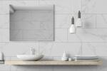 Obklad do koupelny nebo kuchyně v imitaci mramoru Paris White 30x90 cm 1. jakost