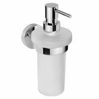 X-ROUND dávkovač mýdla 230ml, mléčné sklo, chrom | Více -