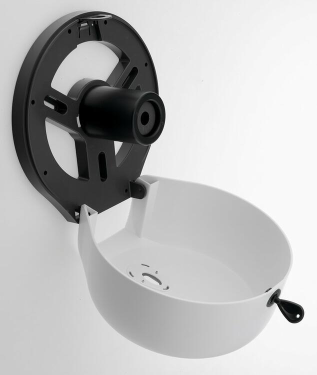 EMIKO zásobník na toaletní papír max. Ø 26cm, 270x280x120mm, ABS bílá