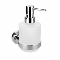 X-ROUND dávkovač mýdla 200ml, mléčné sklo, chrom | Více -