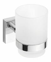 X-SQUARE sklenka, mléčné sklo, chrom | Více -