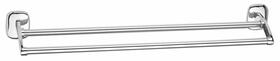 RUMBA dvojitý držák ručníků 600mm, chrom | Více -