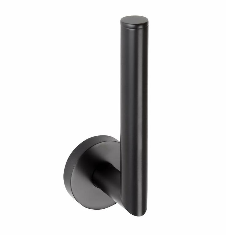 X-ROUND BLACK držák toaletního papíru rezervní, černá mat