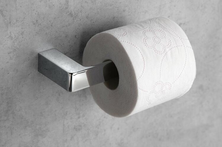 PIRENEI držák toaletního papíru bez krytu, chrom