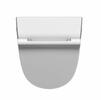 COMMUNITY urinál se zakrytým přívodem vody s otvory pro víko, Rimless, 31x65cm, bílá ExtraGlaze