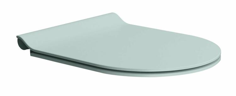 PURA WC sedátko, SLIM, Soft Close, Quick Release, ghiaccio mat/chrom