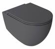 INFINITY WC sedátko, SLIM, Soft Close, Easy Take, antracit