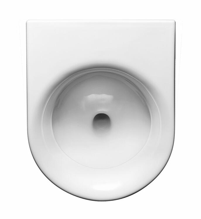 PURA urinál se zakrytým přívodem vody, 25x61cm, bílá ExtraGlaze