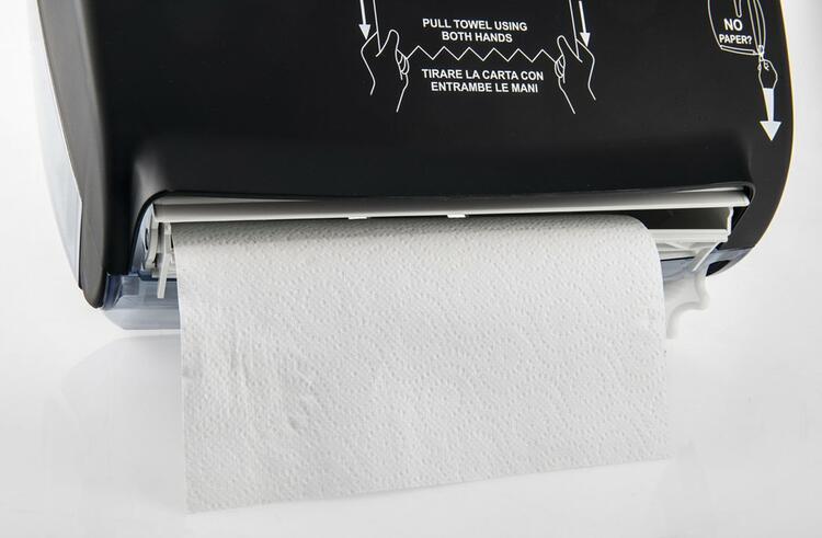 COLORED zásobník na papírové ručníky v roli, Autocut, 32x40,5x22,4cm, ABS, černá mat