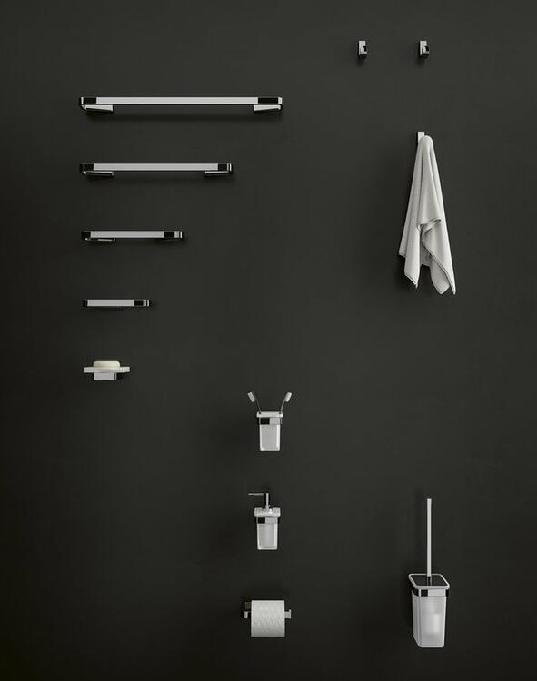 SAMOA držák ručníků otevřený, chrom