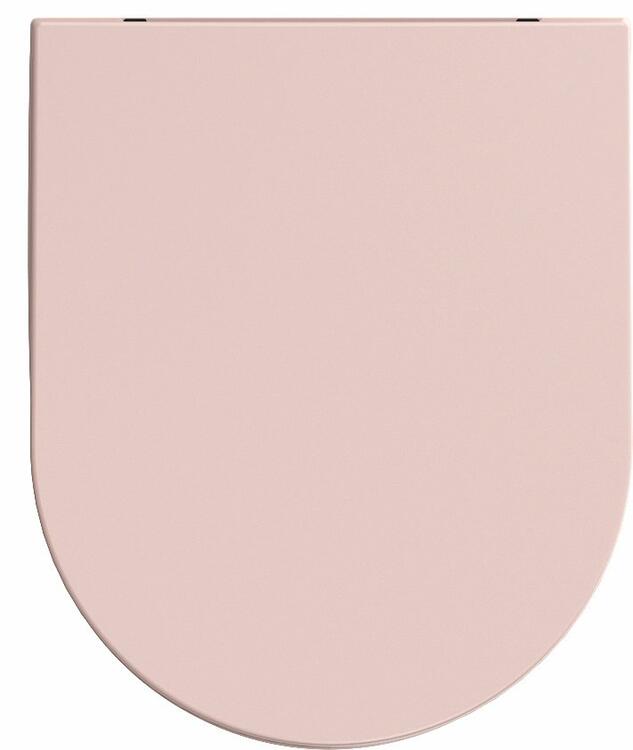 INFINITY WC sedátko, SLIM, Soft Close, Easy Take, růžová Salmon