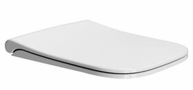 NUBES WC sedátko, Soft Close, Quick Release, bílá/chrom | Více - 