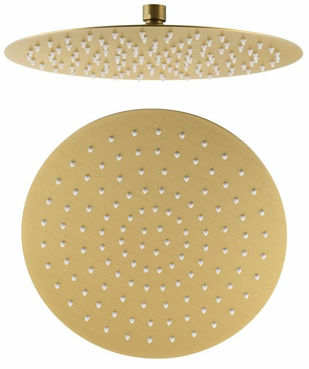 SLIM hlavová sprcha, průměr 300mm, zlato mat