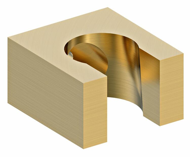 Držák sprchy hranatý, pevný zlato – Sapho 1205-14GB