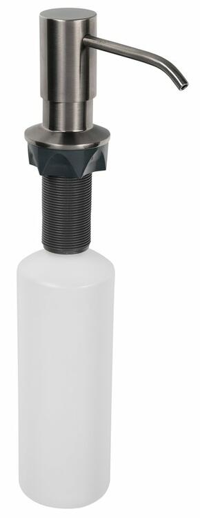 Zápustný dávkovač mýdla, kulatý, gun metal