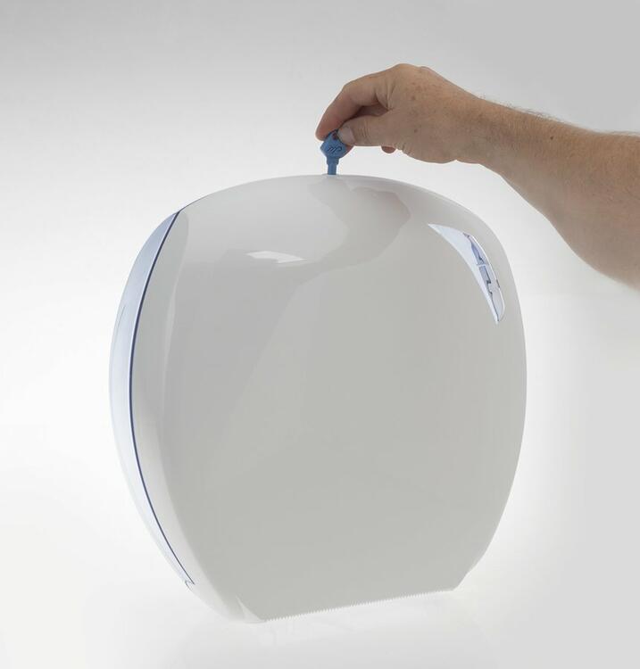 SKIN zásobník na toaletní papír max. Ø 29cm, ABS, černá mat