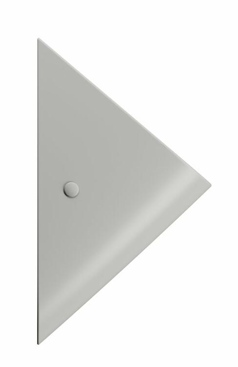 COMMUNITY urinál se zakrytým přívodem vody, Rimless, 31x54,5cm, cenere mat