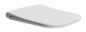 NUBES WC sedátko, Soft Close, Quick Release, bílá mat/chrom | Více - 