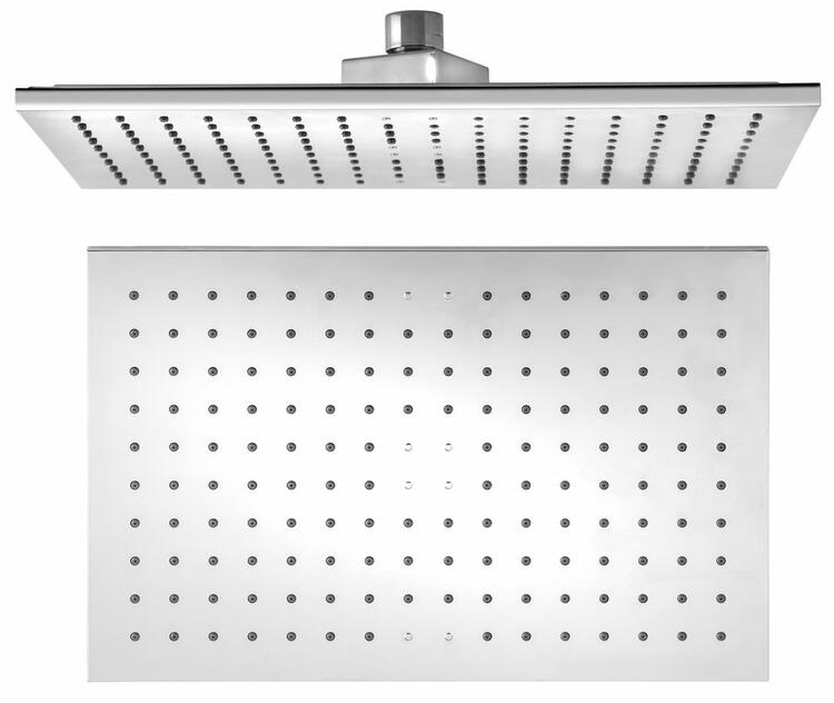 Hlavová sprcha, 200x300mm, ABS/chrom