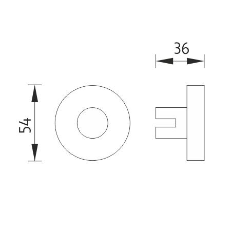 Samotné úchyty police UNIX