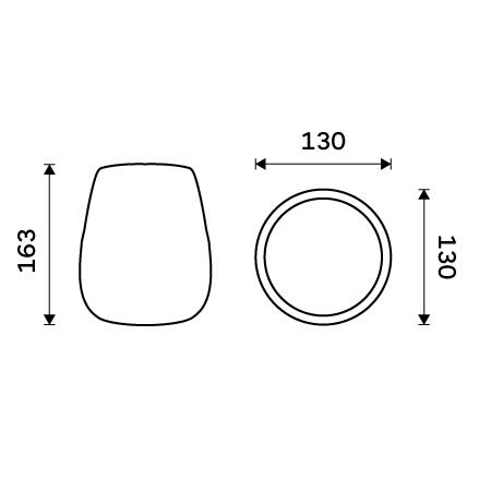 Náhradní WC nádobka – Nimco Tabo 1094TA-05