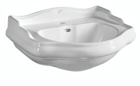 Keramické umyvadlo 56×46,5 cm bílá – Kerasan RETRO 104501 | Více - 