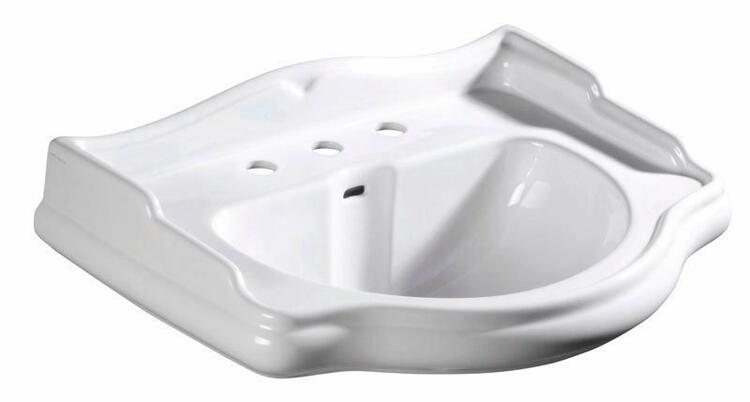 Umyvadlo 69 cm bílé – Kerasan Retro 104601-3