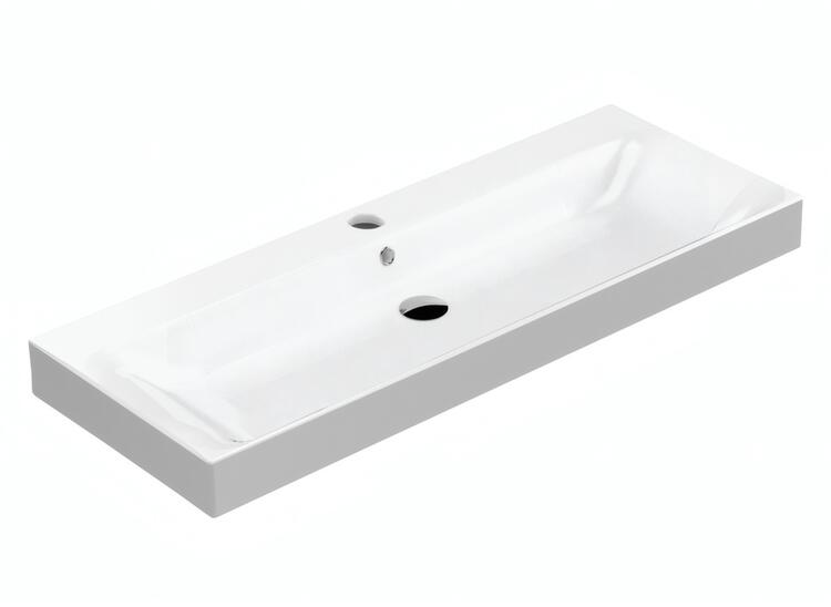Keramické umyvadlo 120×45 cm bílá – Kerasan CENTO 353401