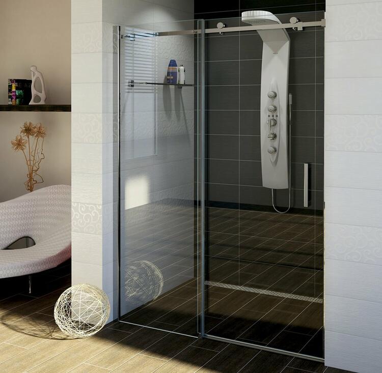 Sprchové dveře 160 cm chrom/transparent – Gelco Dragon GD4616