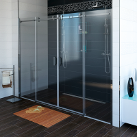 DRAGON sprchové dveře 1800mm, čiré sklo | Více - 