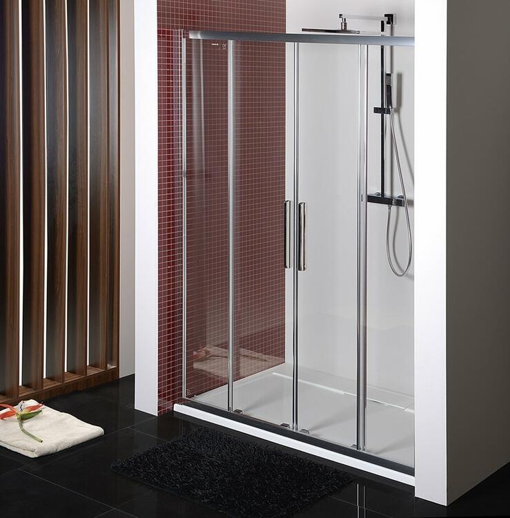 Sprchové dveře 160 cm chrom/transparent – Polysan Lucis line DL4315