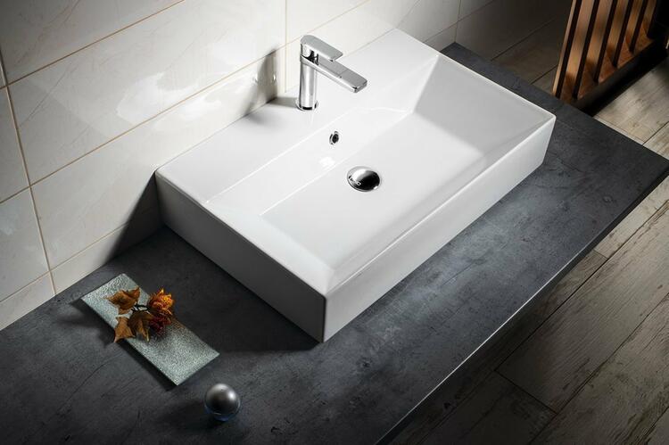 Umyvadlo 70 cm bílé – Isvea Sistema 10SF50070