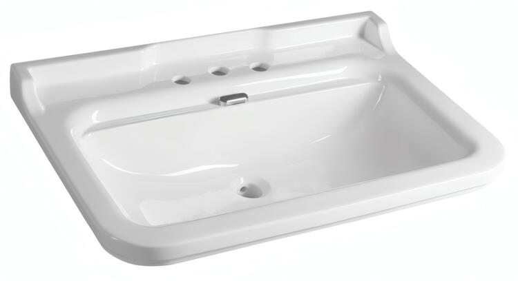 Keramické umyvadlo 80×55 cm bílá – Kerasan WALDORF 4141K1-3