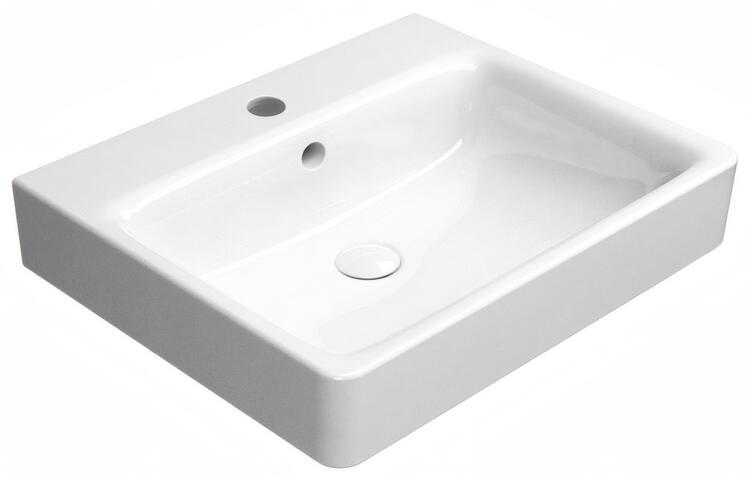 Keramické umyvadlo 60×50 cm bílá – GSI SAND 9031111