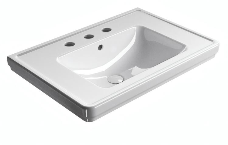 Keramické umyvadlo 75×50 cm bílá – GSI CLASSIC 8787311