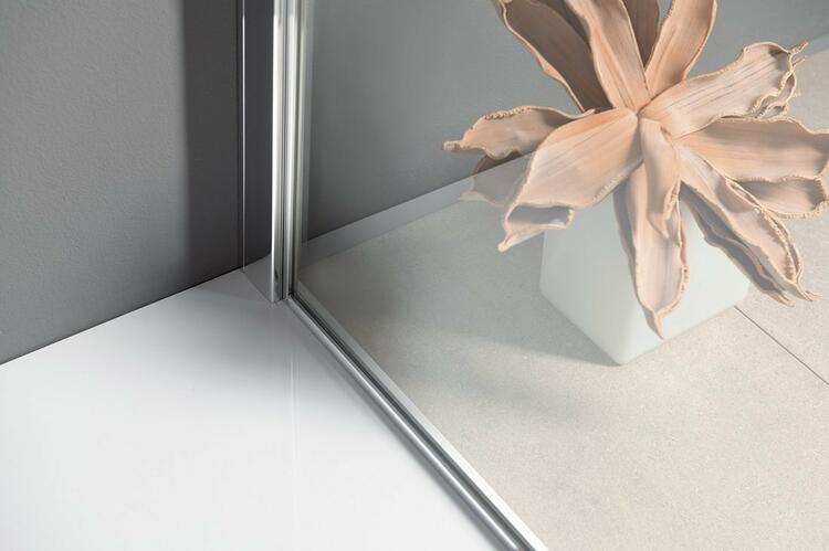 Sprchová stěna Walk-in 70 cm chrom/transparent – Polysan Modular shower MS1-70