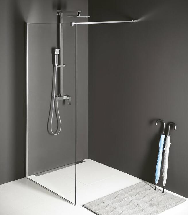 Sprchová stěna Walk-in 140 cm chrom/transparent – Polysan Modular shower MS1-140