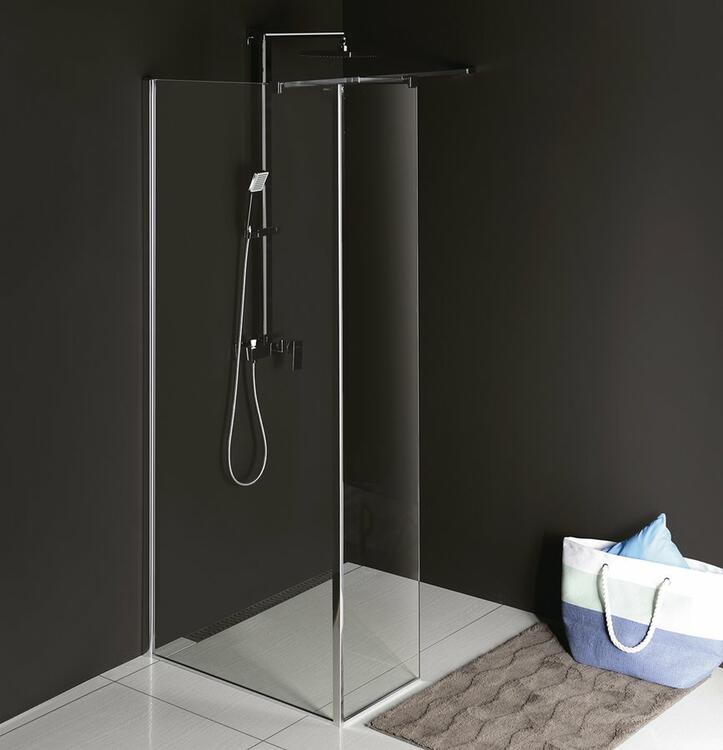 Přídavný pevný panel levý 30 cm transparent – Polysan Modular shower MS2B-30L