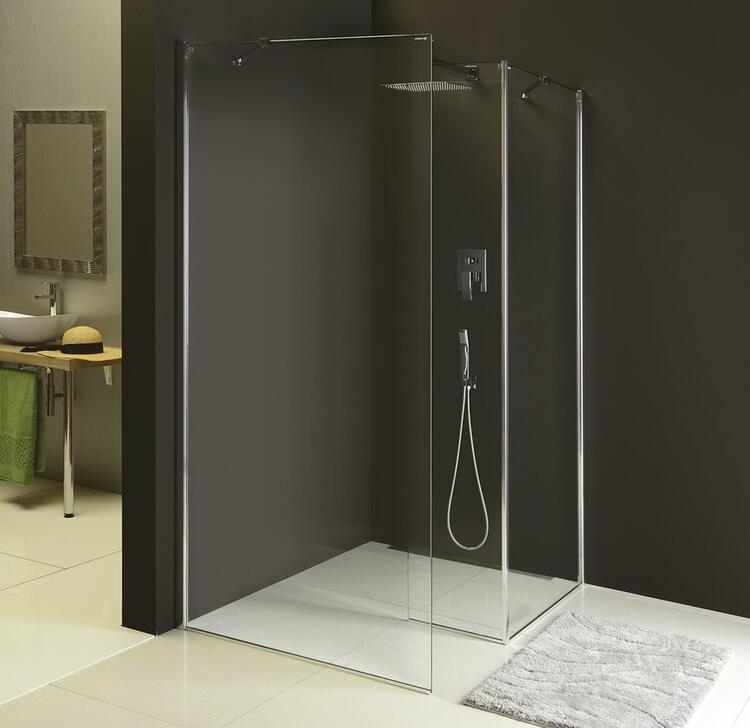 Přídavný pevný panel pravý 80 cm transparent – Polysan Modular shower MS2B-80R