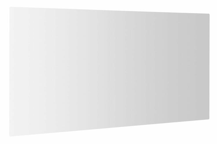 PLAIN zrcadlo s broušenou hranou 120x60cm, zakulacené rohy, CU free