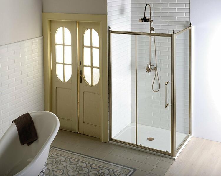 Sprchové dveře 120 cm bronz/transparent – Gelco Antique GQ4212C