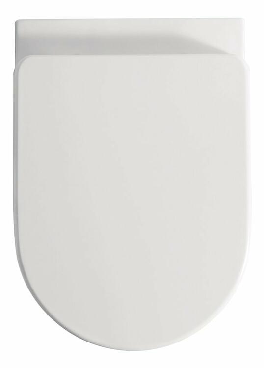 FLO závěsná WC mísa, Rimless, 37x54cm, bílá