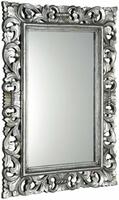 SCULE zrcadlo ve vyřezávaném rámu 80x120cm, stříbrná | Více - 