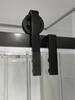 VOLCANO BLACK sprchové dveře 1300 mm, čiré sklo