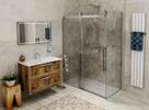 VOLCANO sprchové dveře 1600 mm, čiré sklo