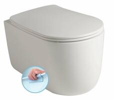 NOLITA závěsná WC mísa, Rimless, 35x55cm, bílá | Více - 