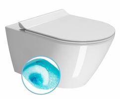 KUBE X závěsná WC mísa, Swirlflush, 36x55cm, bílá ExtraGlaze | Více - 