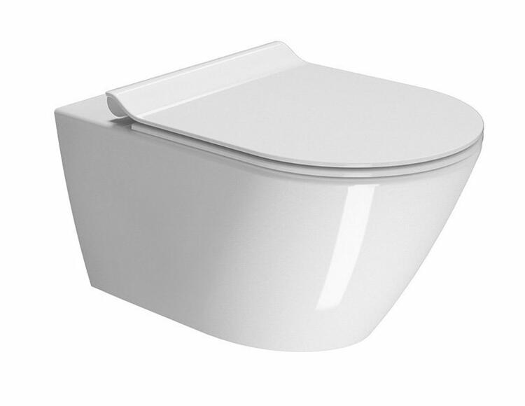 KUBE X závěsná WC mísa, Swirlflush, 36x55cm, bílá ExtraGlaze