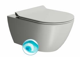 PURA závěsná WC mísa, Swirlflush, 36x55cm, cenere dual-mat | Více - 