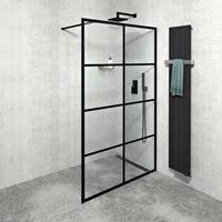Sprchová stěna Walk-in 120 cm černá/transparent – Gelco Cure black CB120 | Více - 